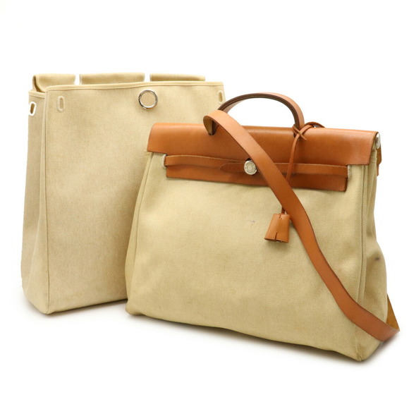 Hermes Bags Hermes Hermes Yale Bag Gm Handbag Shoulder Toile Ash